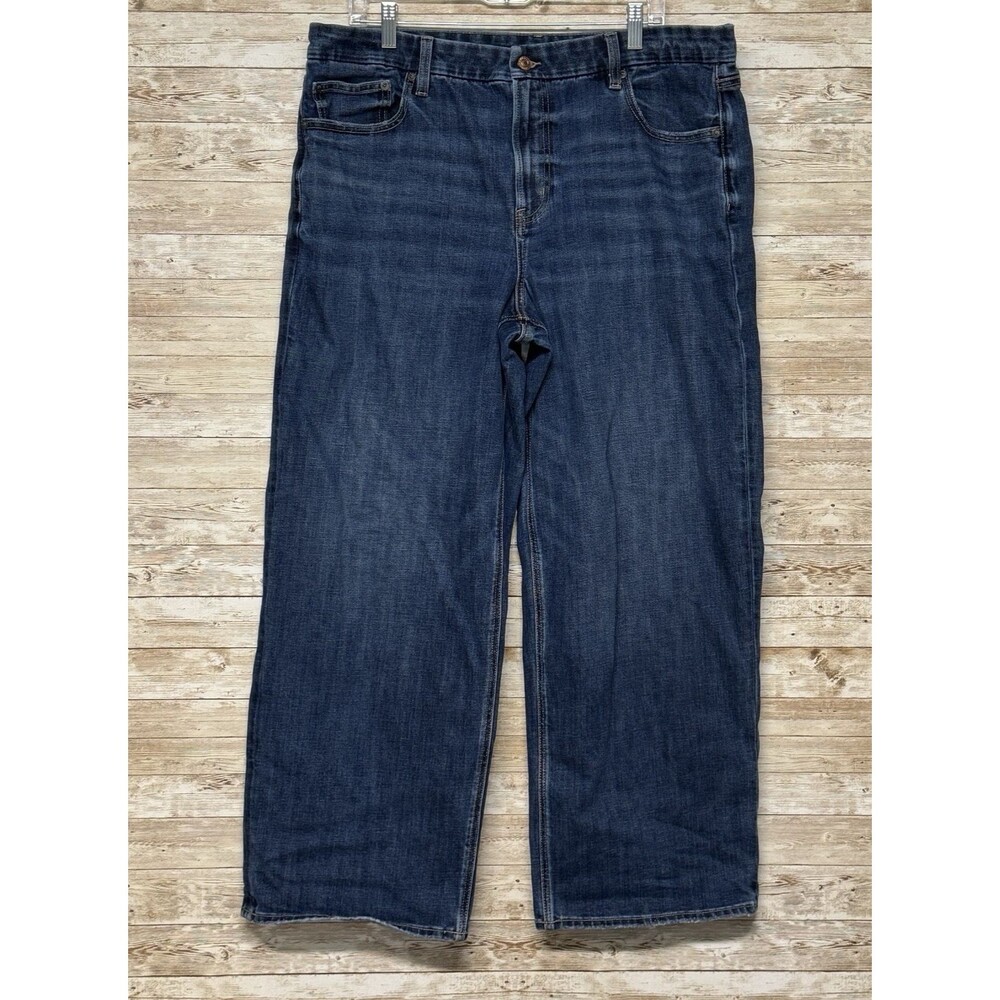 American Eagle Curvy Stovepipe Jeans Womens 18R Blue High Rise